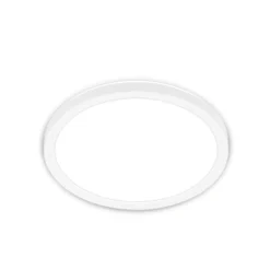Plafón LED Tava, blanco, Ø 24 cm, plástico