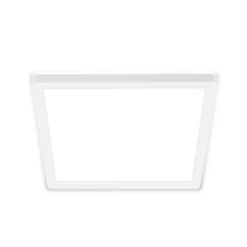 Plafón LED Tava, blanco, 24 x 24 cm, plástico