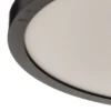 Plafón LED Tuco, negro, Ø 25 cm