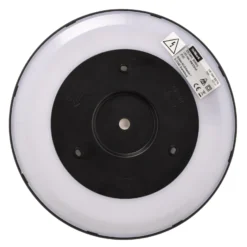 Plafón LED Tuco, negro, Ø 25 cm
