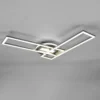 Plafón LED Twister giratorio control remoto níquel