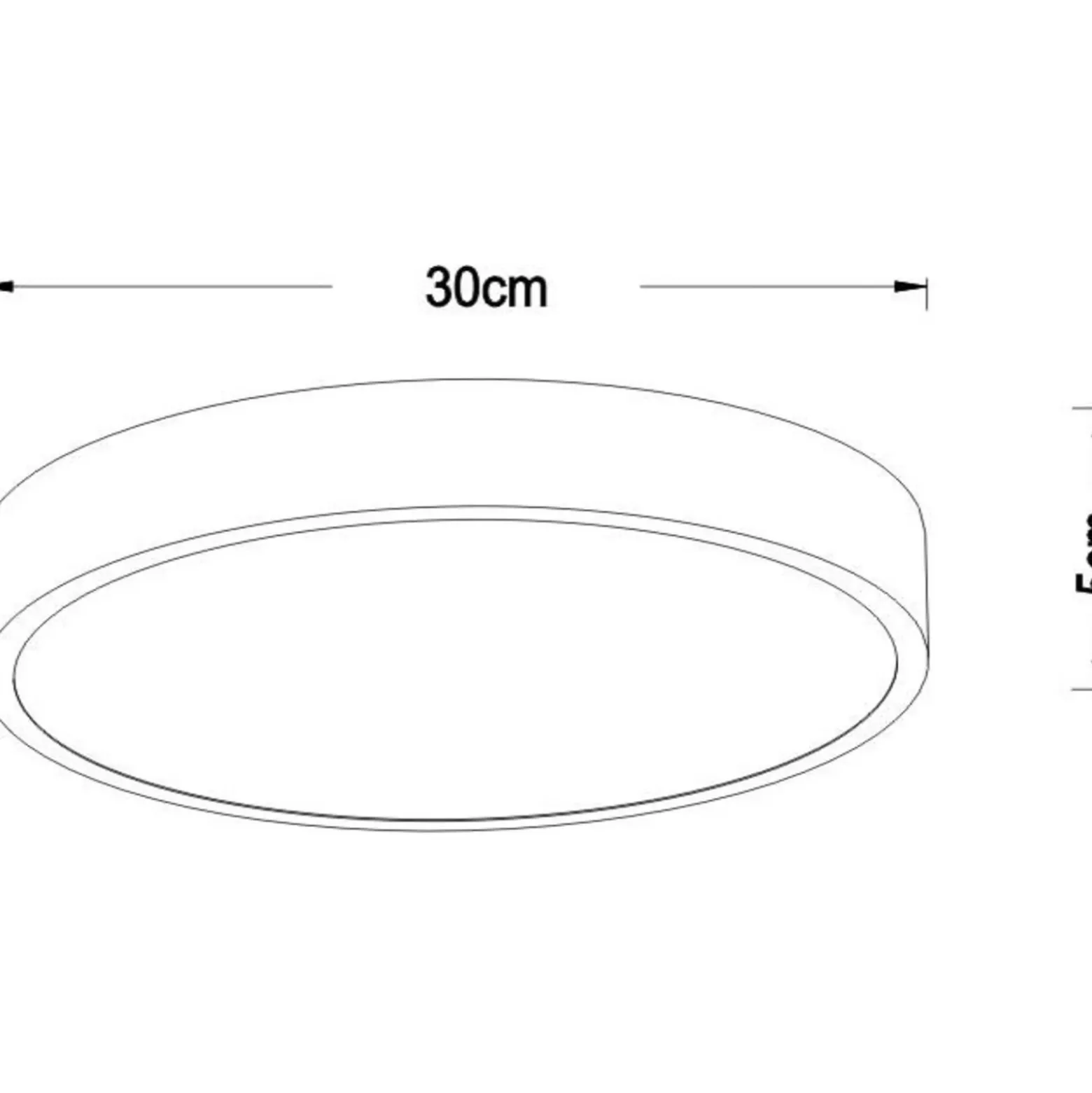 Plafón LED Unar, dorado mate, Ø 30 cm