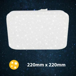 Plafón LED Viper, efecto lámpara estrellada