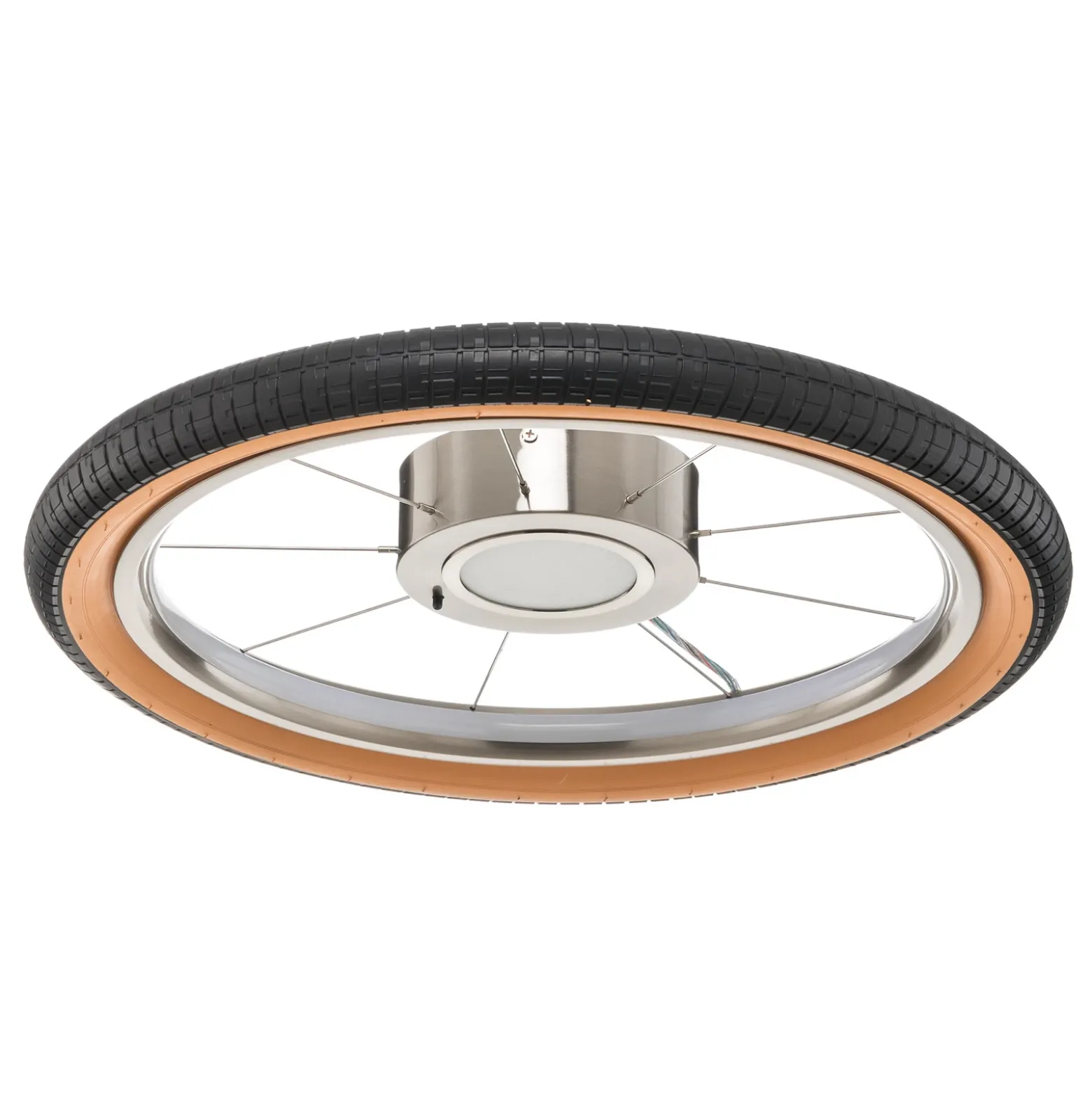Plafón LED Wheel, RGB, negro