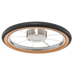 Plafón LED Wheel, RGB, negro