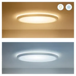 Plafón LED WiZ SuperSlim RGBW Ø42 cm blanco