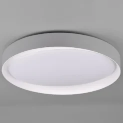 Plafón LED Zeta tunable white, gris/blanco