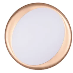 Plafón LED Zeta tunable white, negro/oro