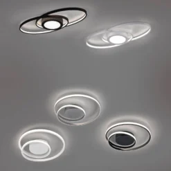 Plafón LED Zibal, atenuable, blanco