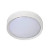 Plafón Lex, redondo, Ø 25 cm, blanco