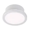 Plafón LightMe Aqua Uno, Ø 11 cm, plata laminada, IP44