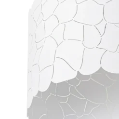 Plafón Lindby Aralena, blanco, metal, Ø 26 cm