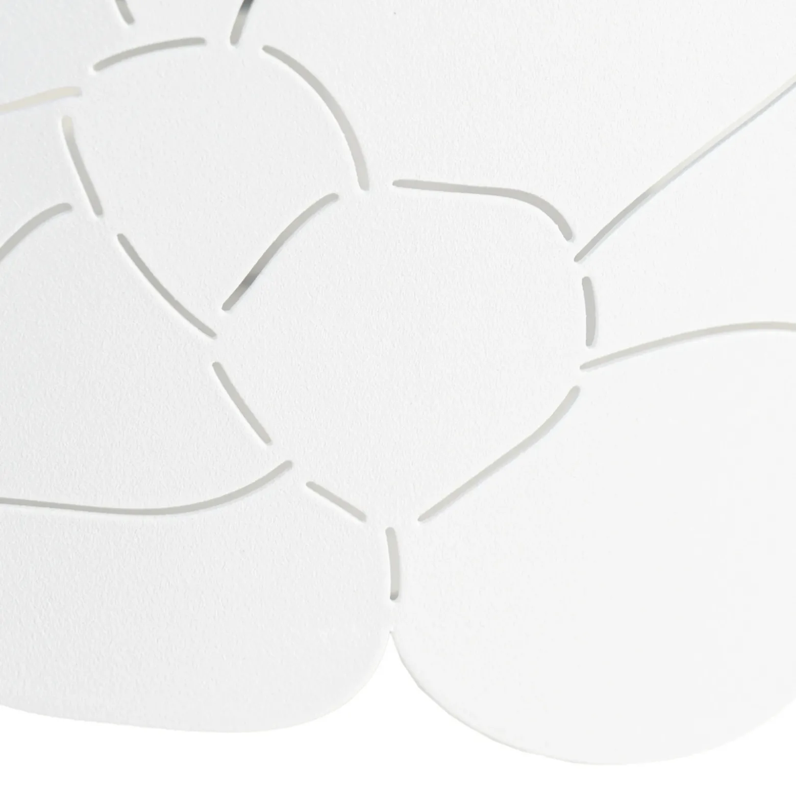 Plafón Lindby Aralena, blanco, metal, Ø 26 cm