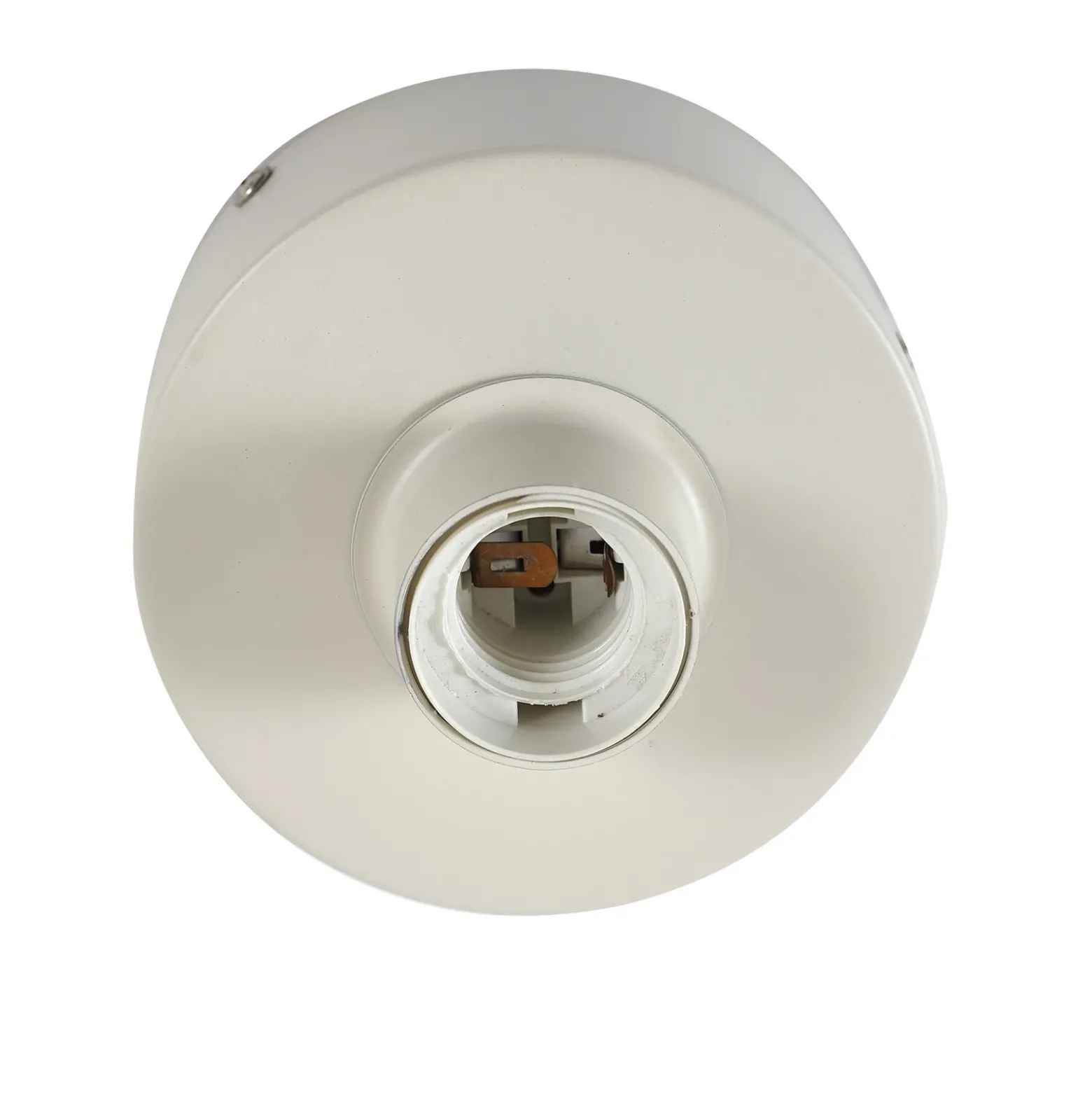 Plafón Lindby Elover, beige, Ø 45 cm, hierro