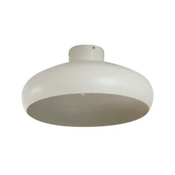 Plafón Lindby Elover, beige, Ø 45 cm, hierro