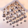 Plafón Lindby Esfera, gris humo, cristal, 4 luces, 35cm