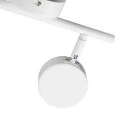 Plafón Lindby Jyla, 2 luces, blanco mate
