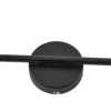 Plafón Lindby Jyla, 6 luces, negro mate