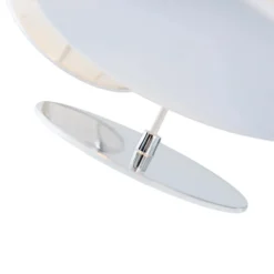 Plafón Lindby Kinan, Ø 54 cm, blanco, metal, E14