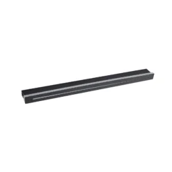 Plafón Lindby LED Benario, negro, aluminio, 80 cm