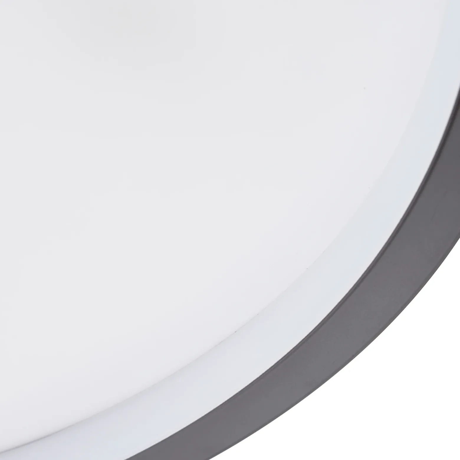 Plafón Lindby LED Edenia, blanco/negro, CCT, Ø 51 cm