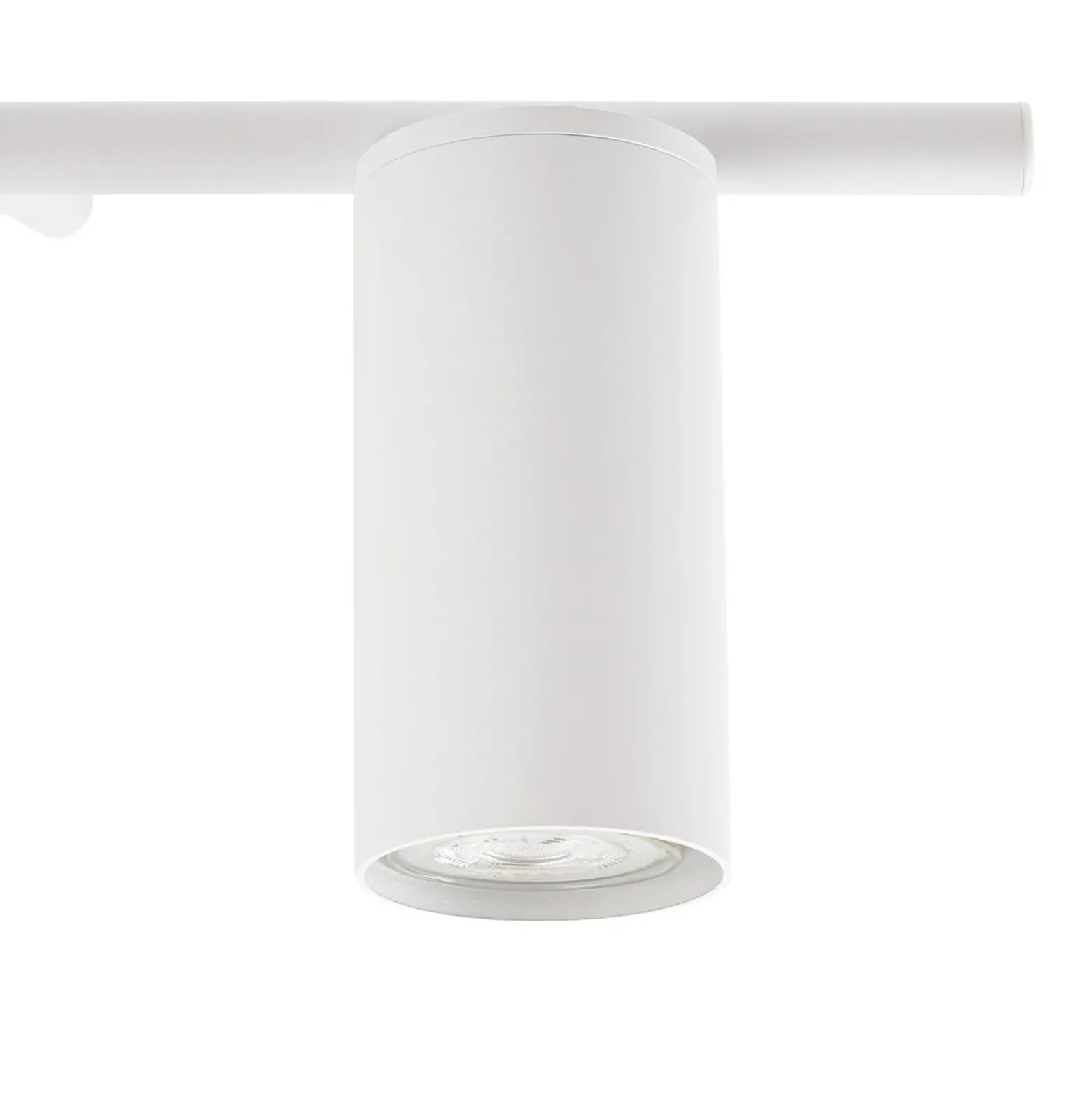 Plafón Lindby Marilou, blanco, de 4 luces, Ø 70 cm
