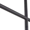 Plafón Lindby Marilou, negro arena, 4 luces, Ø 70cm
