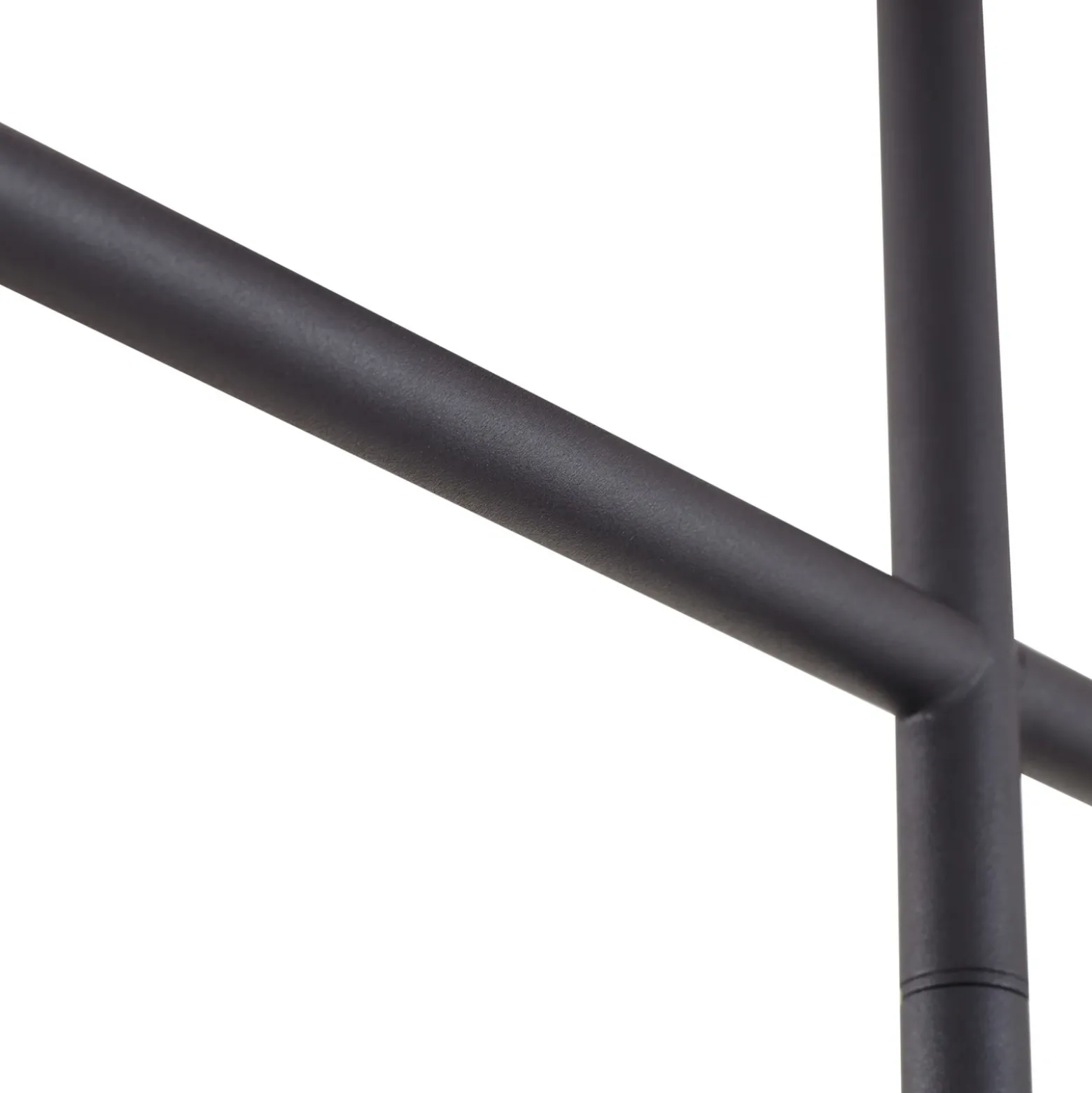 Plafón Lindby Marilou, negro arena, 4 luces, Ø 70cm