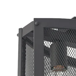 Plafón Lindby Mizgin con rejilla de 3 luces