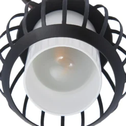 Plafón Lindby Solm, óxido, hierro, 3 luces