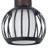 Plafón Lindby Solm, óxido, hierro, 3 luces