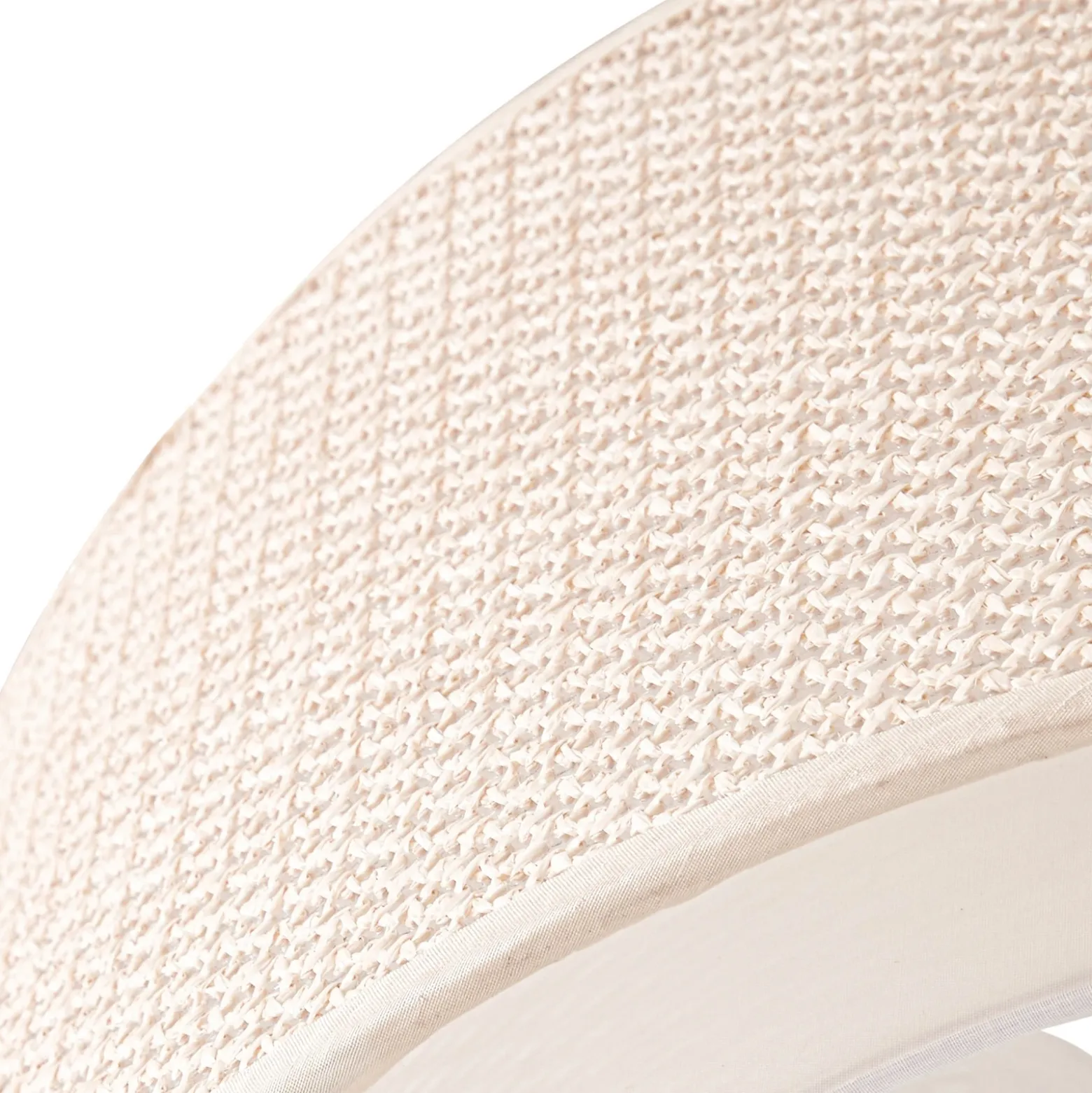 Plafón Lindby Soula, Ø 60 cm, beige, plástico, E27