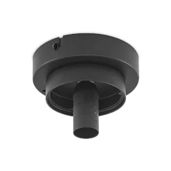 Plafón Lindby Tavino, pantalla esférica, negro
