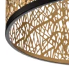 Plafón Lindby Yonah, dorado, metal, Ø 40 cm, E27