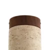 Plafón Lucande Carlotta, Ø 12 cm, beige, hormigón, E27
