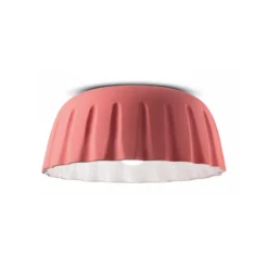 Plafón Madame Gres cerámica altura 17 cm, rosa