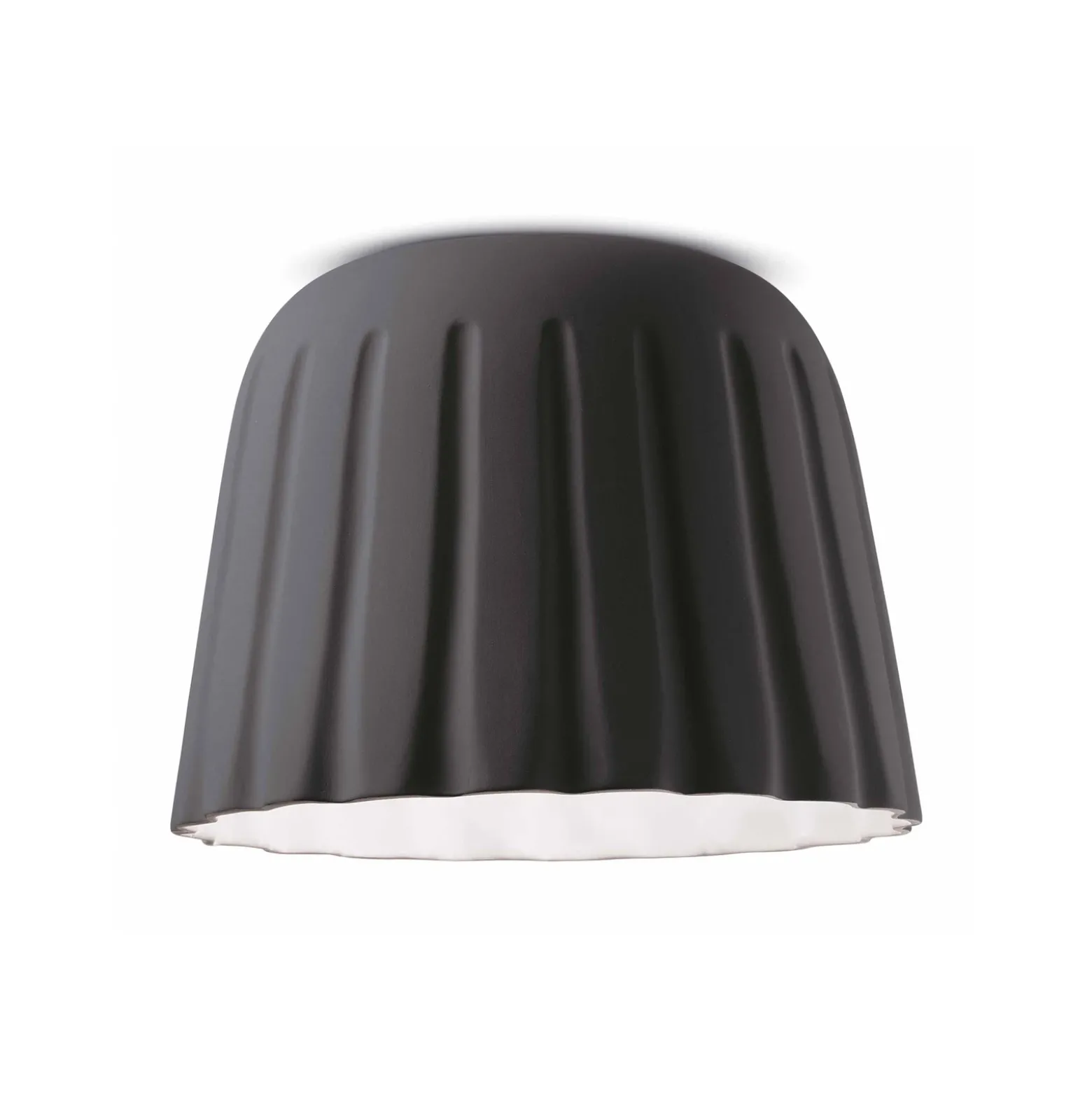 Plafón Madame Gres cerámica 29 cm antracita