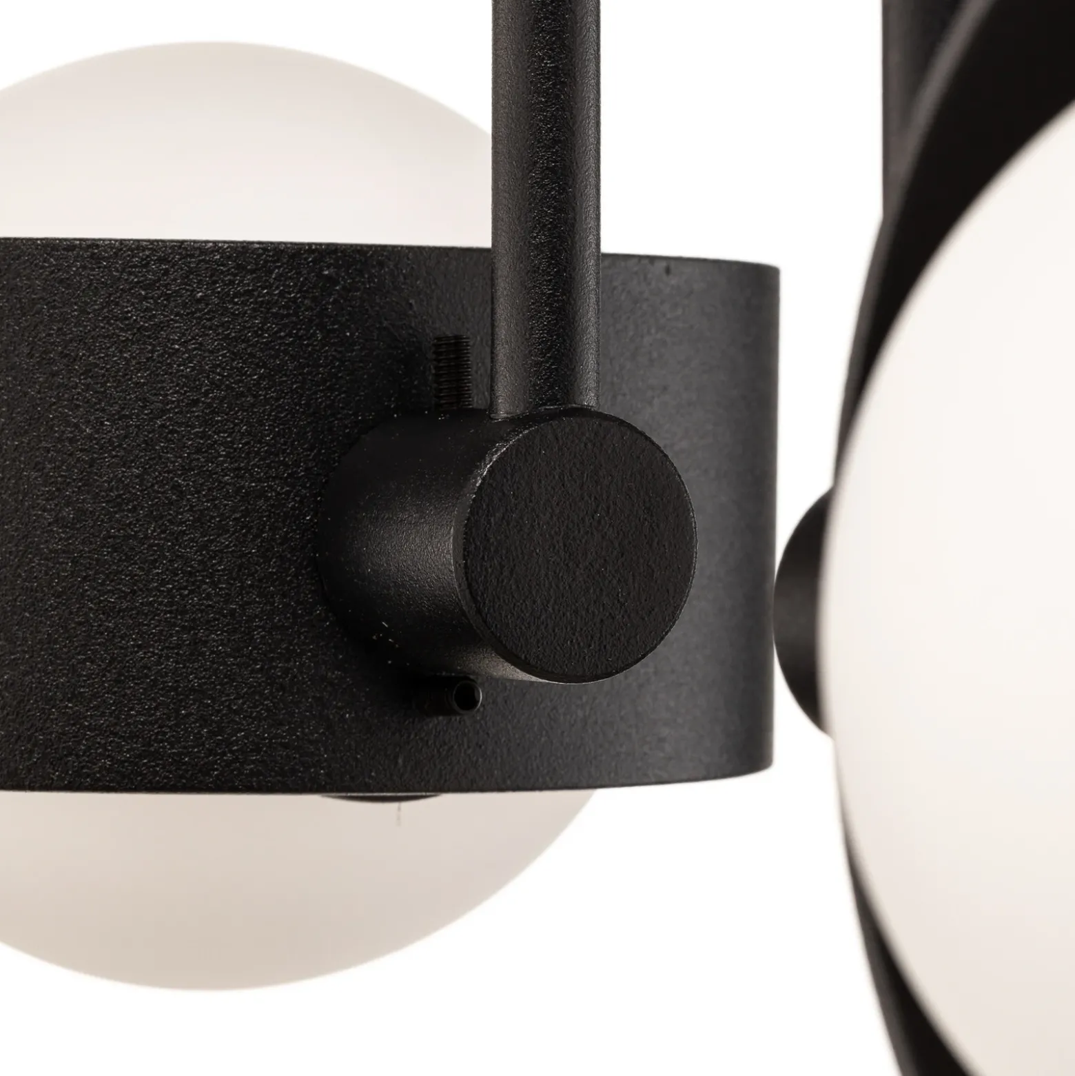 Plafón Mado de acero, negro, 2 luces