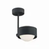 Plafón Mado de acero, negro, 1 luz