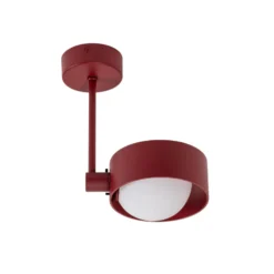 Plafón Mado, 1 luz, rojo