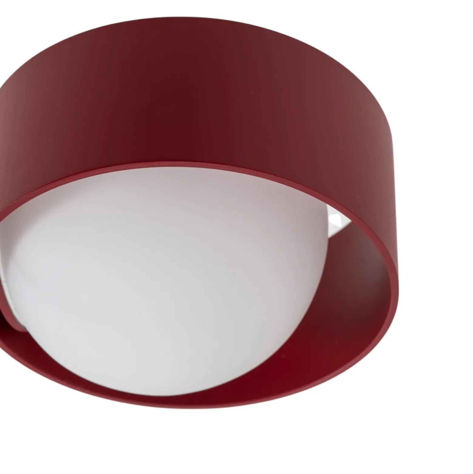 Plafón Mado, 1 luz, rojo