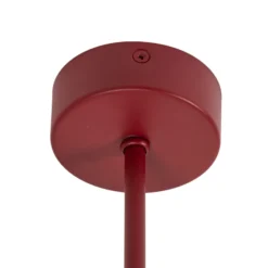 Plafón Mado, 1 luz, rojo