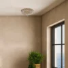 Plafón Maytoni Basfor, dorado, Ø 30 cm, 3 x E14