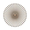 Plafón Mogano 3, beige, Ø 43 cm, metal, E27