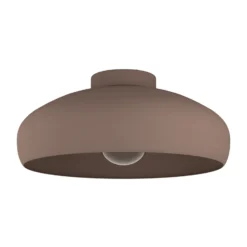Plafón Mogano, Ø40cm, marrón café