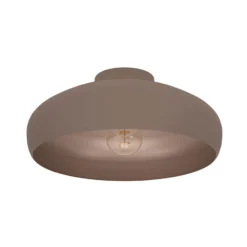 Plafón Mogano, Ø40cm, marrón café