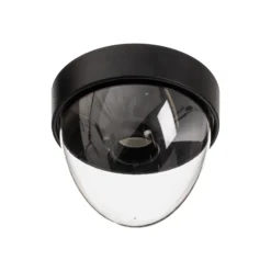 Plafón Nook con pantalla transparente, negro