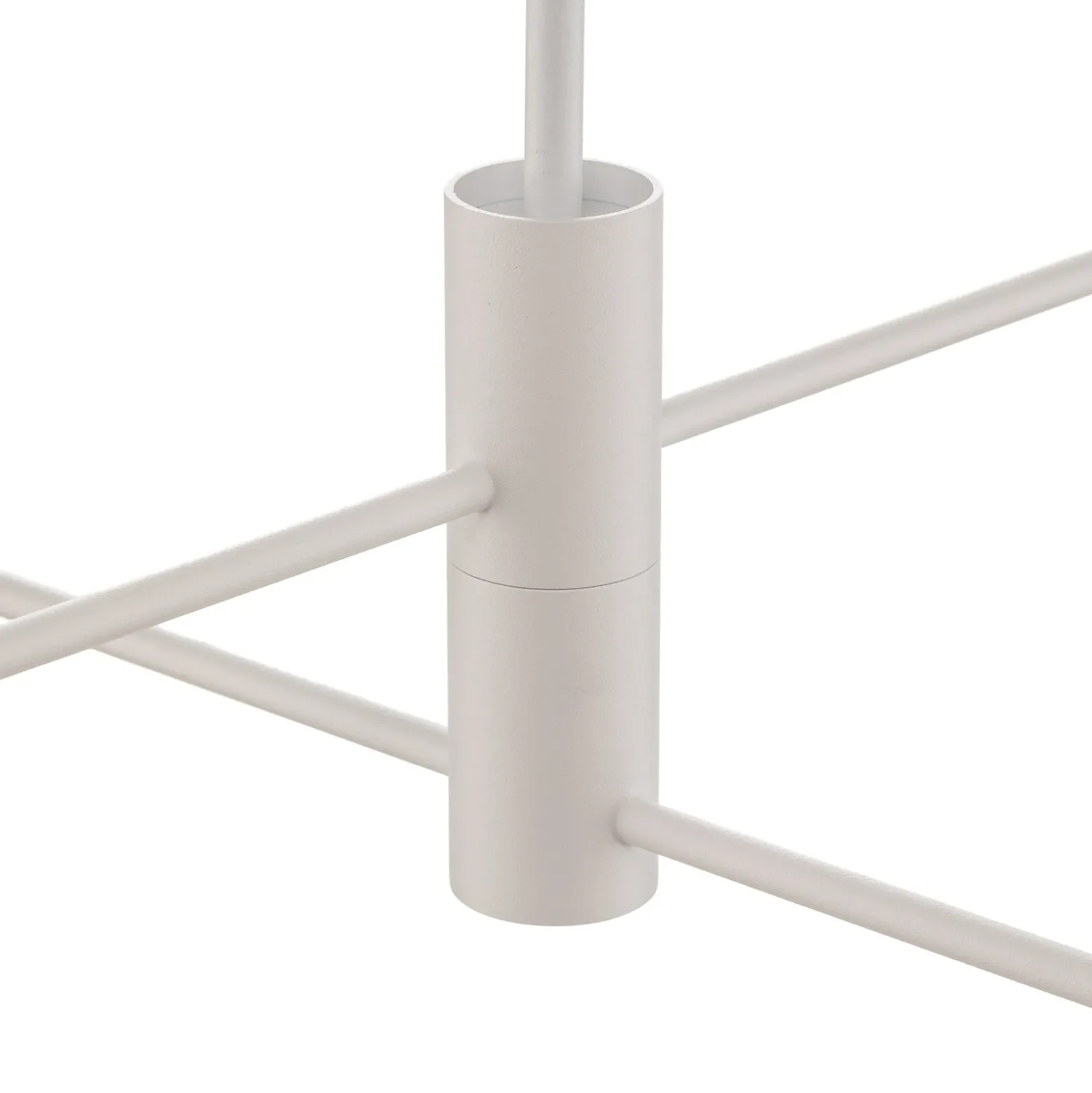 Plafón Orbit IV, blanco, 4 luces