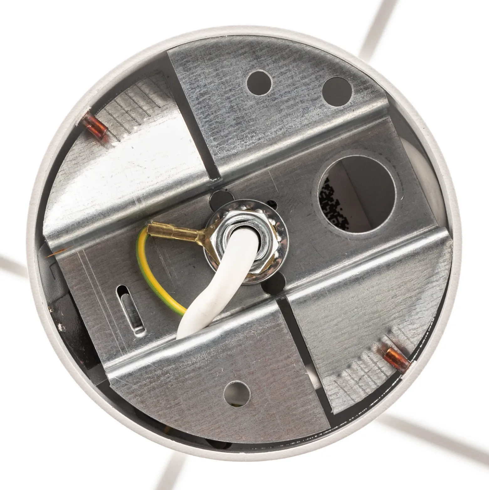 Plafón Orbit IV, blanco, 4 luces