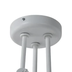 Plafón 814, orientable, de 3 luces, blanco